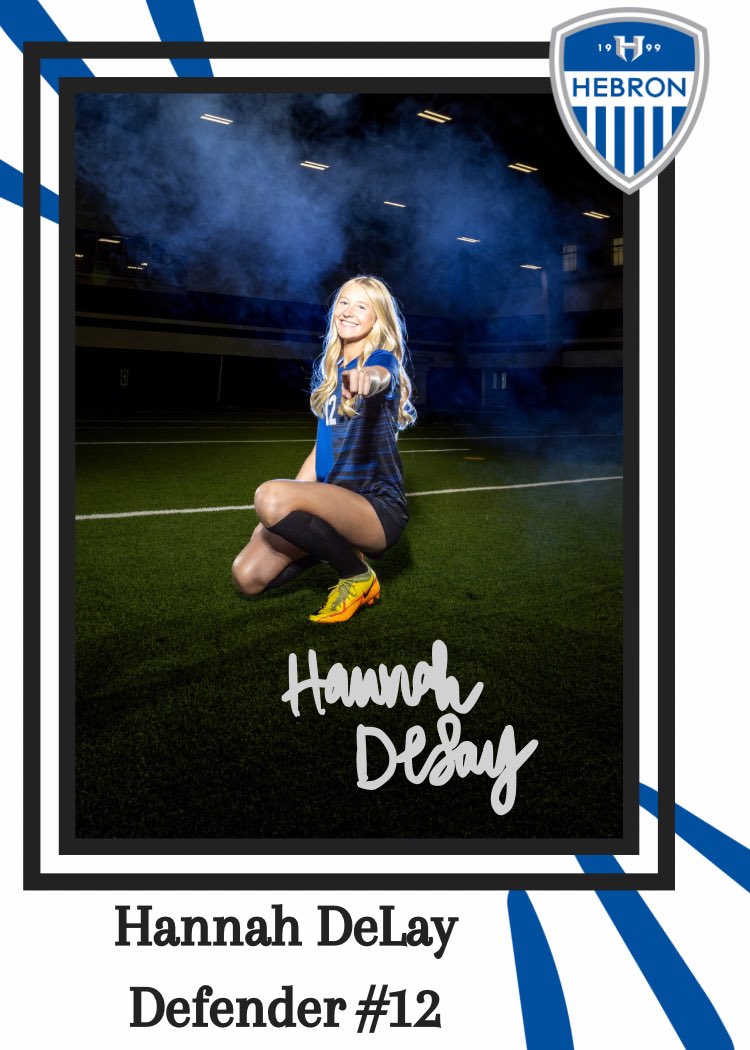 Hawksgirlsoccer's tweet photo. Today’s Senior Spotlight is @hannah_delay! https://t.co/LC9whEFhUz