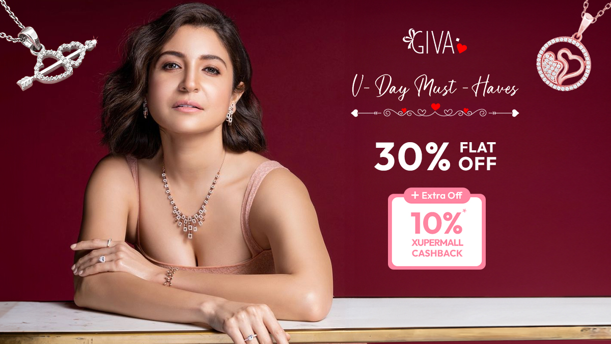 superdostai's tweet photo. Gift Valentine's Jewellery (Giva E-Store)
@ Flat 30% Off + Upto 10% Cashback.
Shop with Cashbk - https://t.co/xIT2O1BK4r
Skip Cbk & Shop - https://t.co/s5h3yr9nIe
.
.
.
#Giva #valentinesday #jewellery #gifts #rings #deals #xuper #cashback #xerve #yousavemax #offers #AnushkaSharma https://t.co/H8rC4LK7Y8