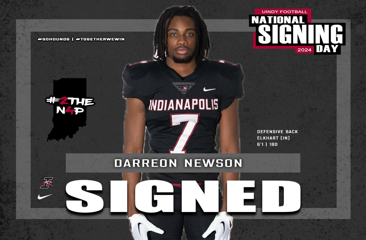 Welcome 2⃣THEN4⃣P ‼️

👤 <a href="/DarreonNewson/">Darreon</a>
🏈 Defensive Back
🎞️ tinyurl.com/22mhms65

Officially a Hound! ✍️

#GoHounds | #TogetherWeWin