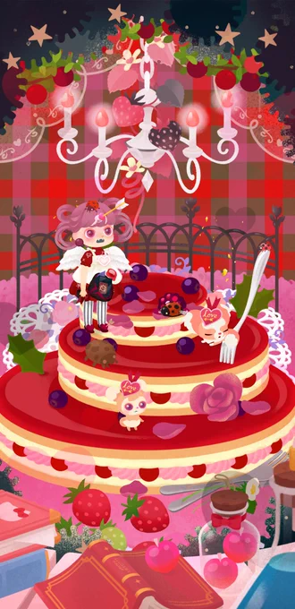 #リヴリー #うちのリヴリー バレンタインに模様替え