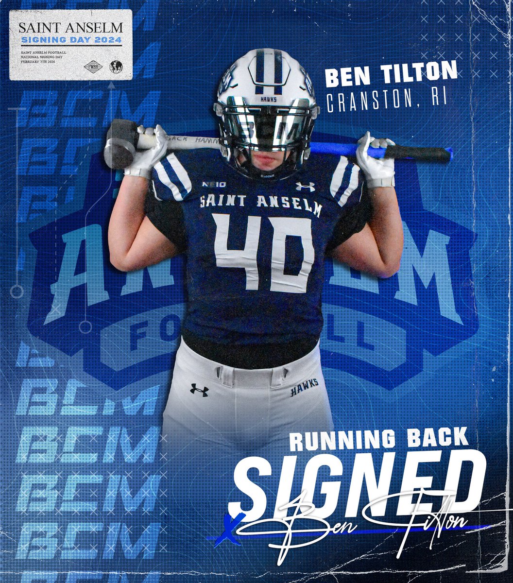 STAHawksFB's tweet photo. πππππππ ππ πππ πππππππ
βοΈ Ben Tilton @BenTilton1
π Running Back
π Cranston, R.I.
#BCM #NSD24 https://t.co/WzhOvfWJHT