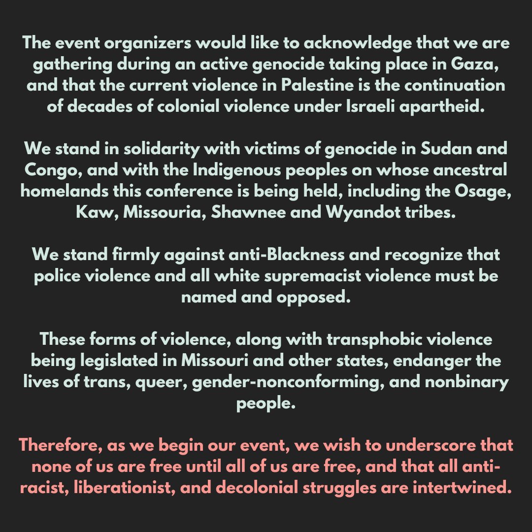 This is the statement we wrote &, as the @RAWInews board, sent to other writers & colleagues as a customizable template text with an invitation to speak up about the ongoing genocide in Palestine. But this carefully considered statement says much more than just that--