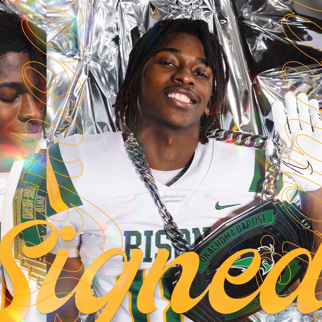 OBU_Football's tweet photo. Time to work, @matthewfyoung02! 

#PressureBuilt24 | #NSD24 https://t.co/chskWwxdSY