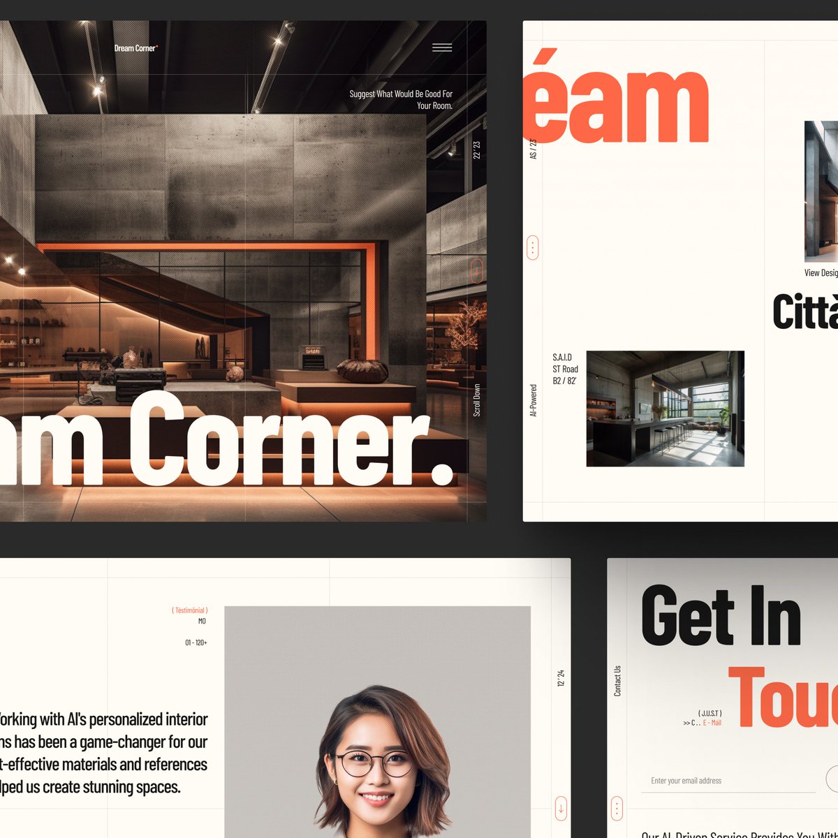 plainthing's tweet image. Our new exploration of AI interior Website called Dream Corner 🌟