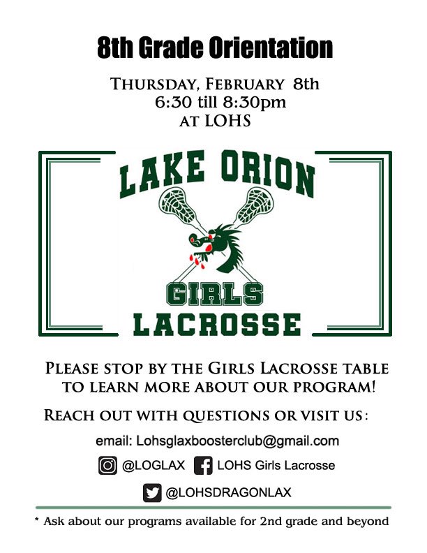 Lake Orion Lacrosse GLAX tweet media