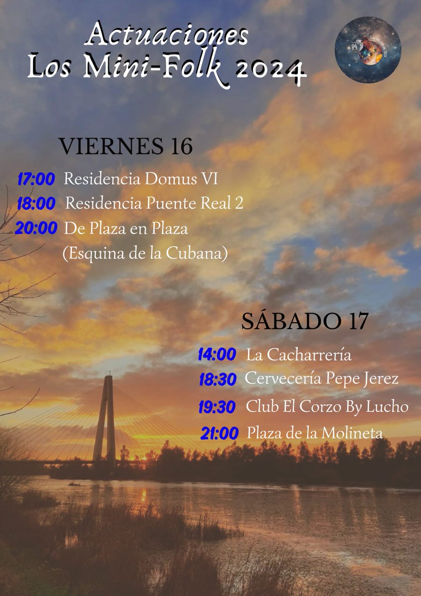 ¡Aquí os dejamos todas las paradas que nuestro cohete hará durante estos carnavales! 🧑🏻‍🚀🌌

Esperamos verte muy pronto 🎭