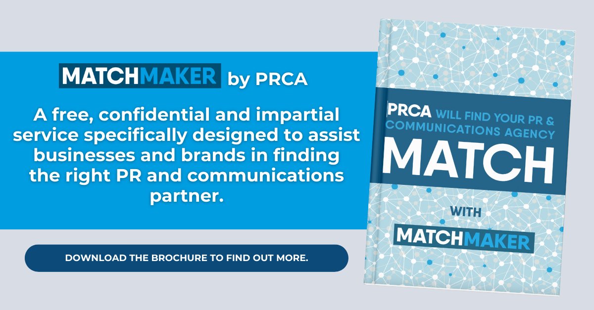 PRCA_HQ's tweet photo. 🔍 Seeking a new Comms agency? 

Whether it's Consumer, B2B, Social, Corporate, Purpose, Crisis, Financial, or Public Affairs – we've got the perfect match for your business! 🌐

Full brochure: https://t.co/9aDLpLoD2j

#pragency #commsagency  #prcamatchmaker https://t.co/V3eUDL6rj2