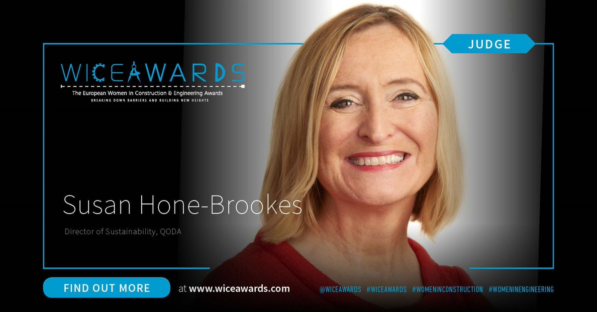 We are pleased to announce that QODA's Sustainability Director, Susan Hone-Brookes will be a judge at the 2024 Women In Construction and Engineering Awards. ow.ly/1GSU50QyJ9c #awards2024 #makingadifference #womenempowerment #constructioncareers #talent #sustainability