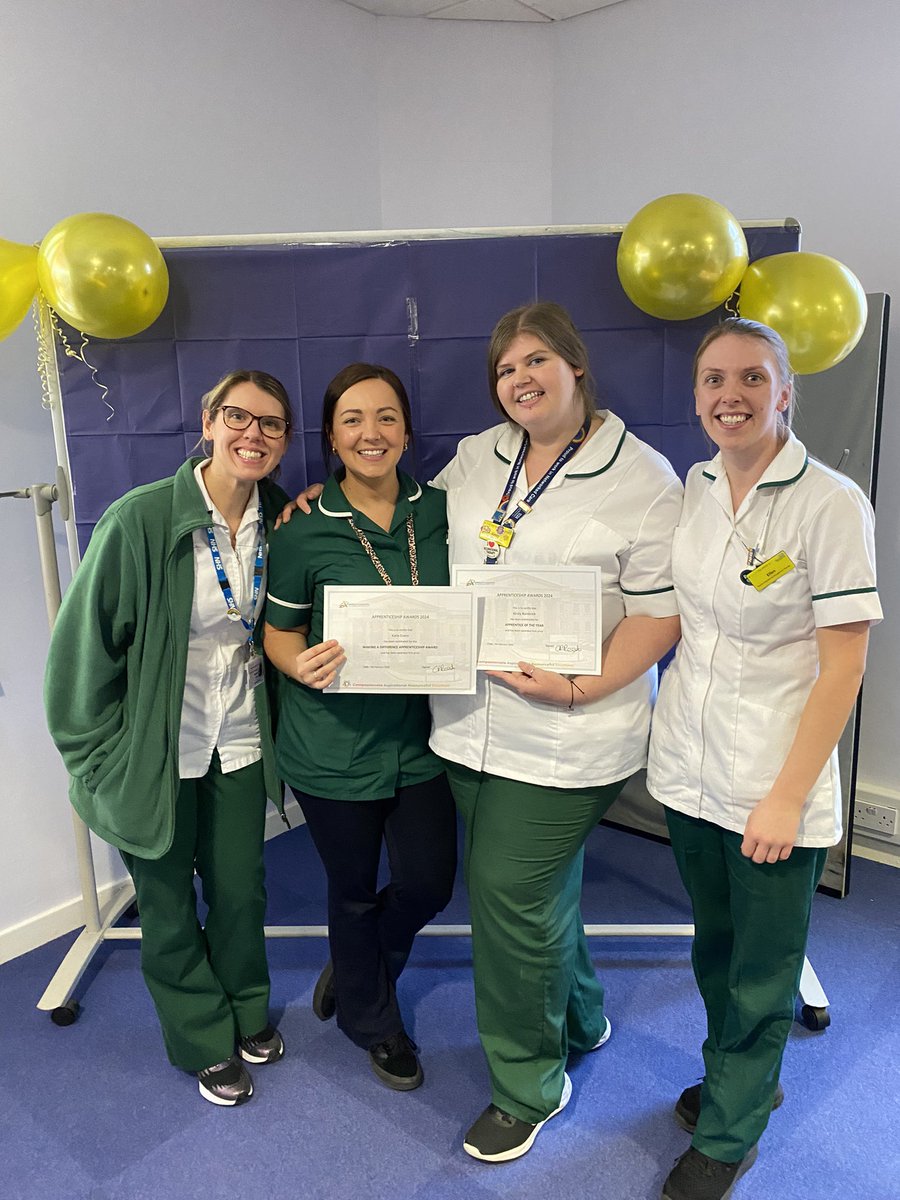 RBH THERAPY TEAM (@rbhtherapyteam) on Twitter photo Huge congratulations to two of our OT apprentices for winning an award at the Royal Berkshire Apprentice Awards this afternoon ๐๐ผ ๐๐ผ Kirsty won Apprentice of the Year & Katie won the Making a Difference Award ๐
<a href="/AlafiyaSachak/">Alafiya Sachak</a> <a href="/ZoeHaddock/">Zoe Haddock</a> Huge congratulations to two of our OT apprentices for winning an award at the Royal Berkshire Apprentice Awards this afternoon ๐๐ผ ๐๐ผ Kirsty won Apprentice of the Year & Katie won the Making a Difference Award ๐
<a href="/AlafiyaSachak/">Alafiya Sachak</a> <a href="/ZoeHaddock/">Zoe Haddock</a>