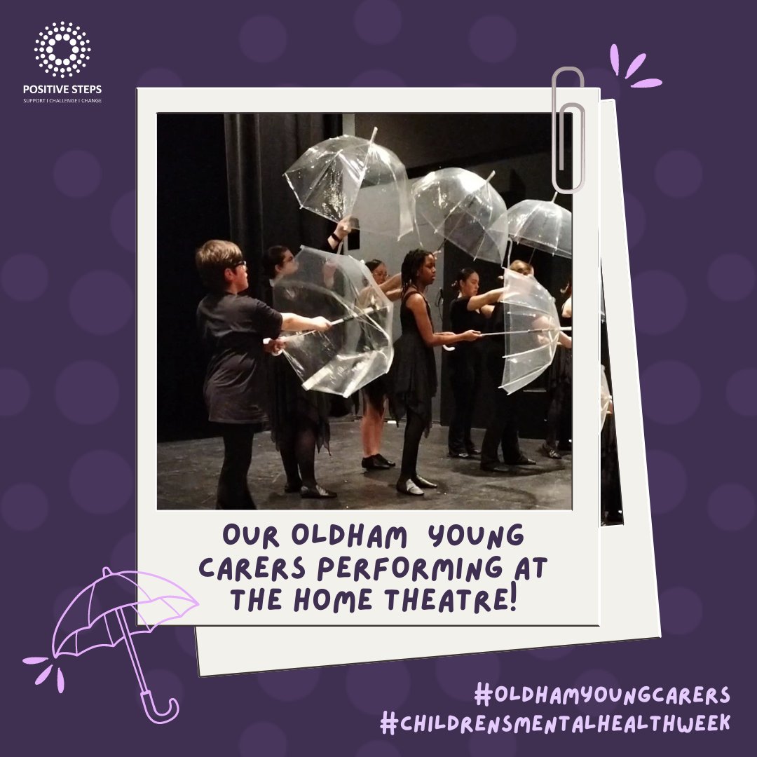 Our #oldhamyoungcarers have been taking part in a Young Person led dance project since October, with a focus on mental health. This program is in collaboration with <a href="/WildThingsDrama/">Wild Things Performing Arts CIC</a>, and the young carers were able to perform at the Home Theatre at the end of the project💜 #cmhw