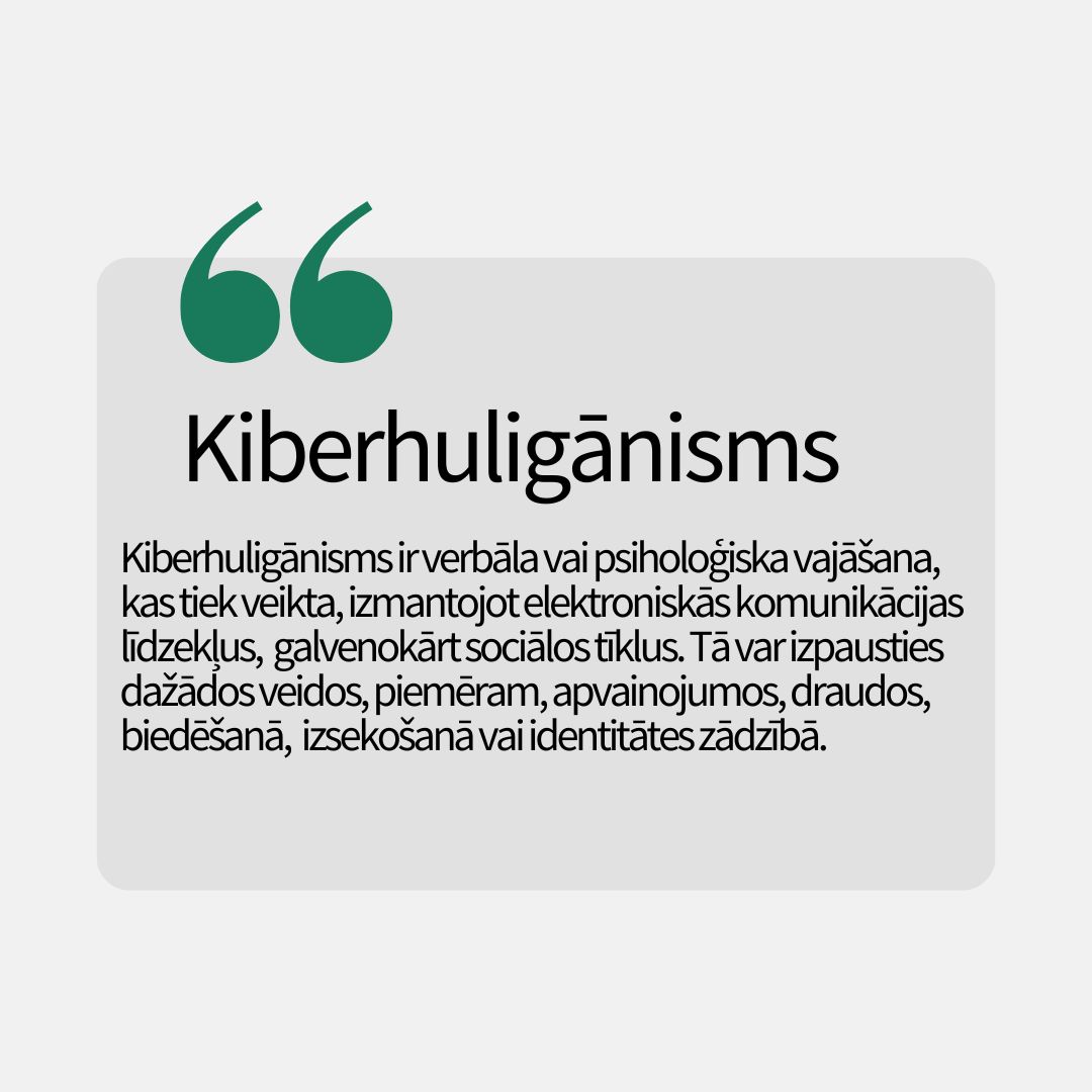 ✍🏻Skaidrojošā vārdnīca

Vai Tu zini, kas ir Kiberdrošība un Kiberhuligānisms?

#DigitalEU #ES #PrasmjuGads #EuropeanYearOfSkills #DrošaInternetaMēnesis #DrošsInternets