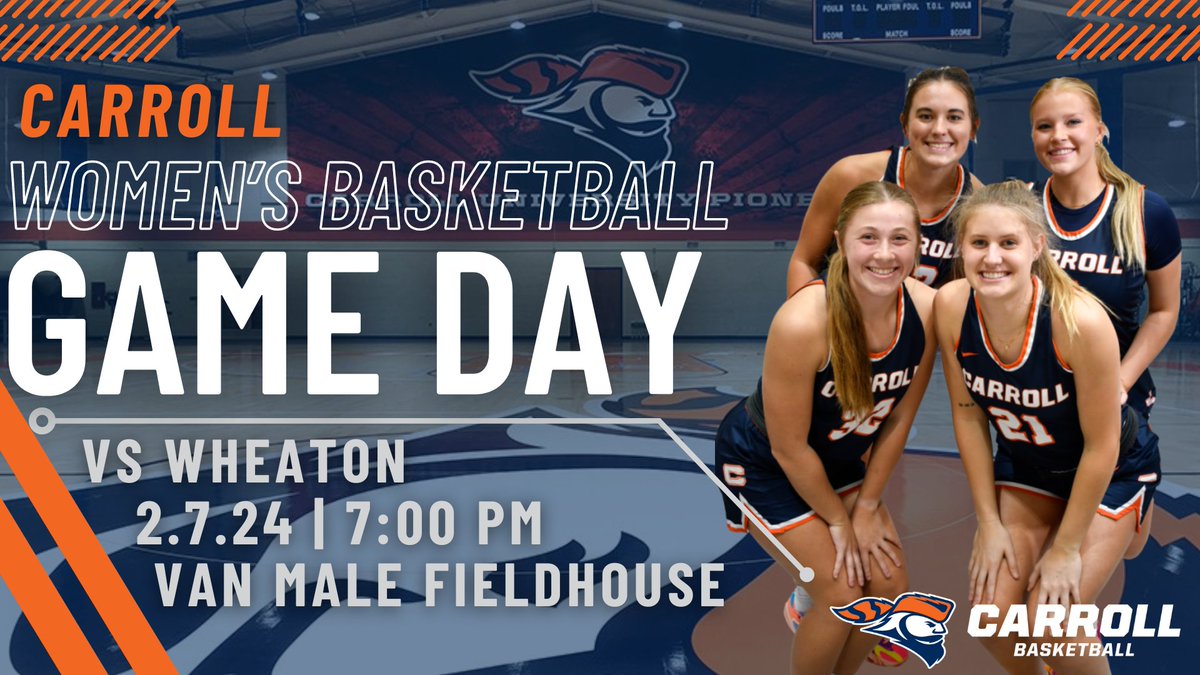 pio_athletics's tweet photo. #GameDay the 20th-ranked @carrollu_wbb team looks to push their win streak to four games as they take on Wheaton at home tonight at 7 p.m. #GoPios #d3hoops
TUNE IN
📺 - https://t.co/8u9PtgBXdJ
📊 - https://t.co/z3cQVgCaPB https://t.co/AGI5NpSfCw