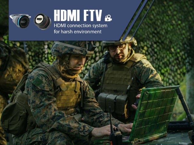 AmphenolSOCAPEX's tweet photo. 👉 HDMI FTV is Amphenol Socapex’s ruggeddized HDMI version, well designed for military application where video and display is now essential. More info on : https://t.co/DaS1bFe2yN #military #video #display https://t.co/N9l7SMJ4CZ