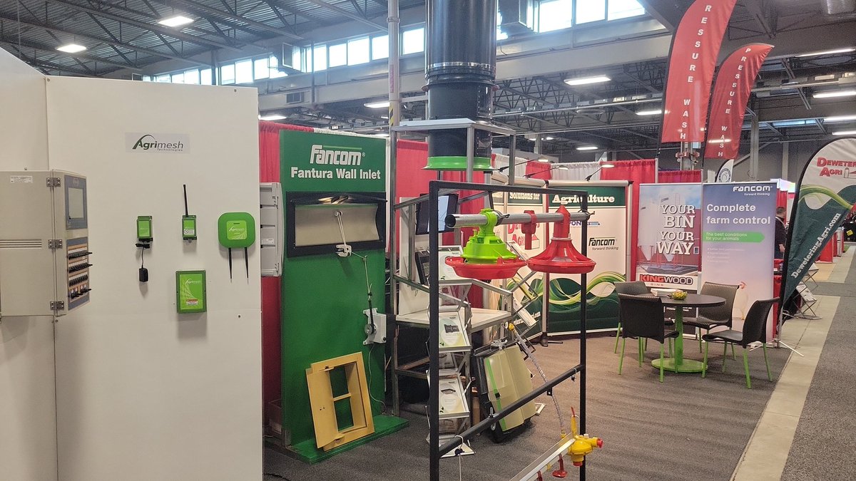 Ready for Day 1 at the National Poultry Show.  Booth 706M