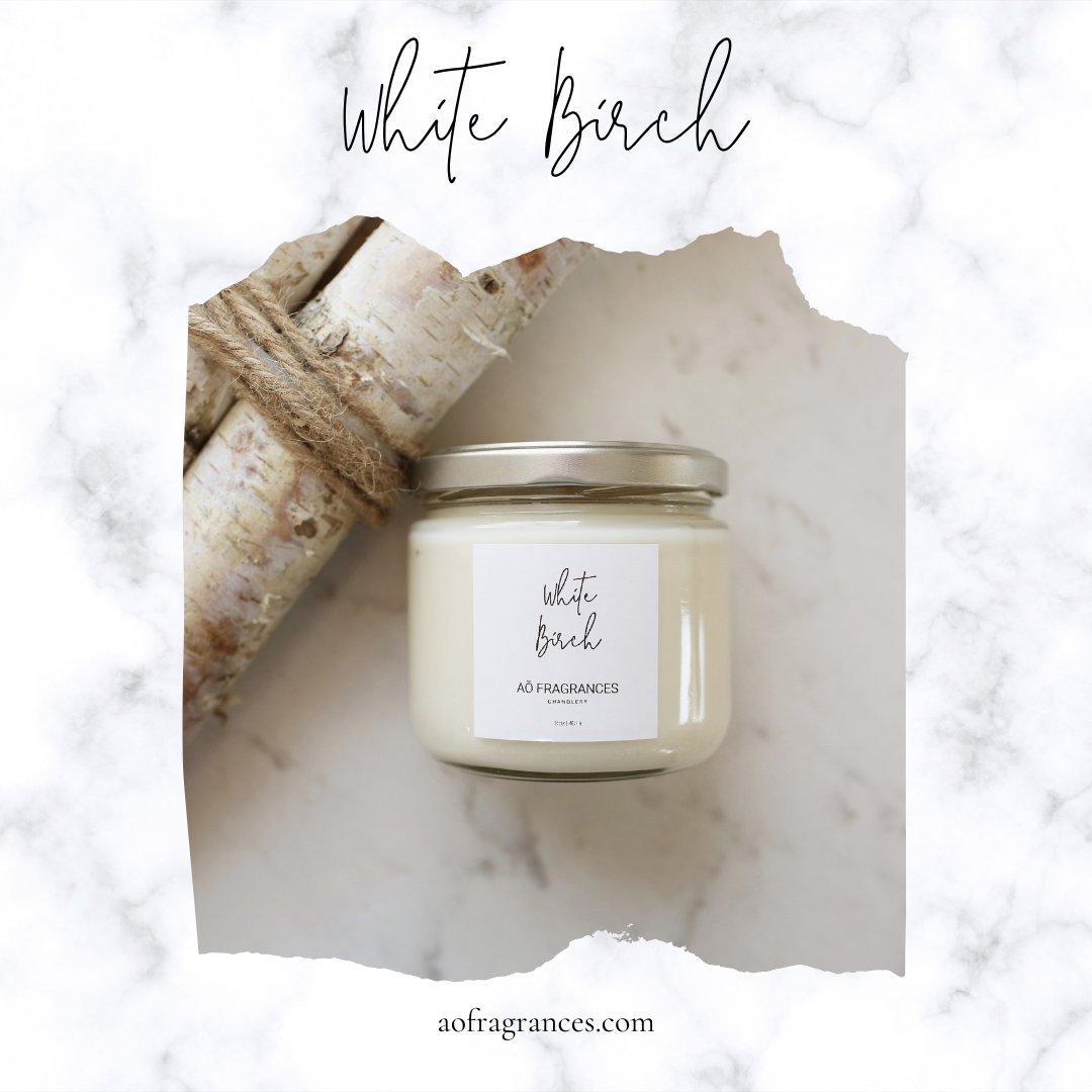 Create a serene atmosphere in your home with our White Birch scented candle from AO Fragrances. Discover our collection at aofragrances.com and find your perfect scent! 
🌳
🌳
🌳
#AOfragrances #scentedcandles #whitebirch 

Aō Fragrances 🌿
aofragrances.com.