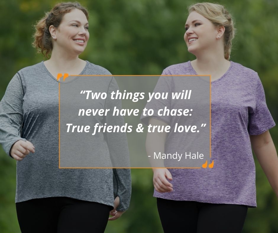 junoactive's tweet image. 💜“Two things you will never have to chase: True friends &amp;amp; true love.” - Mandy Hale

#WisdomWednesday #JunoActive #Friends #Love