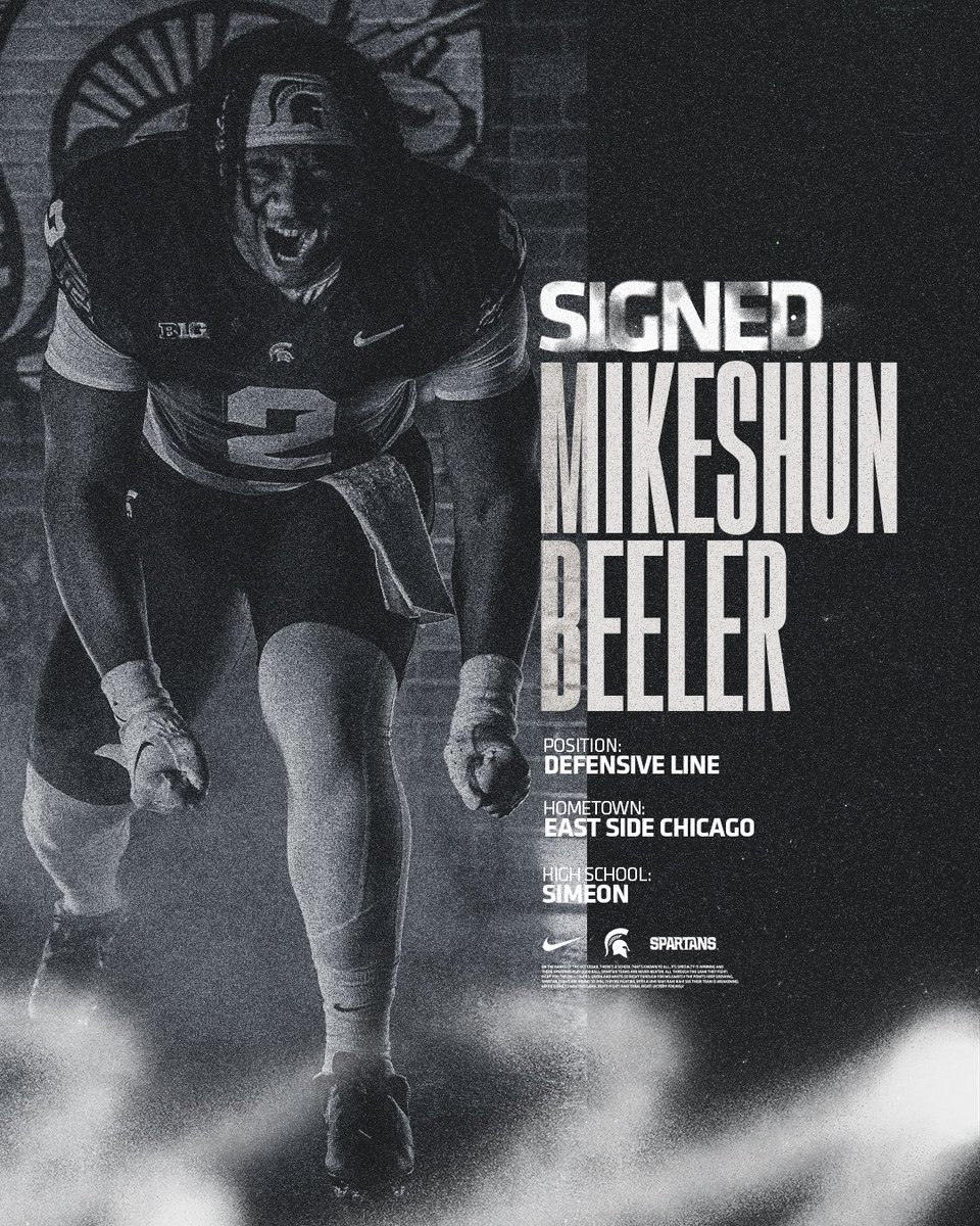 got another dawg on the d-line 😤 @MikeshunBeeler x #GoGreen