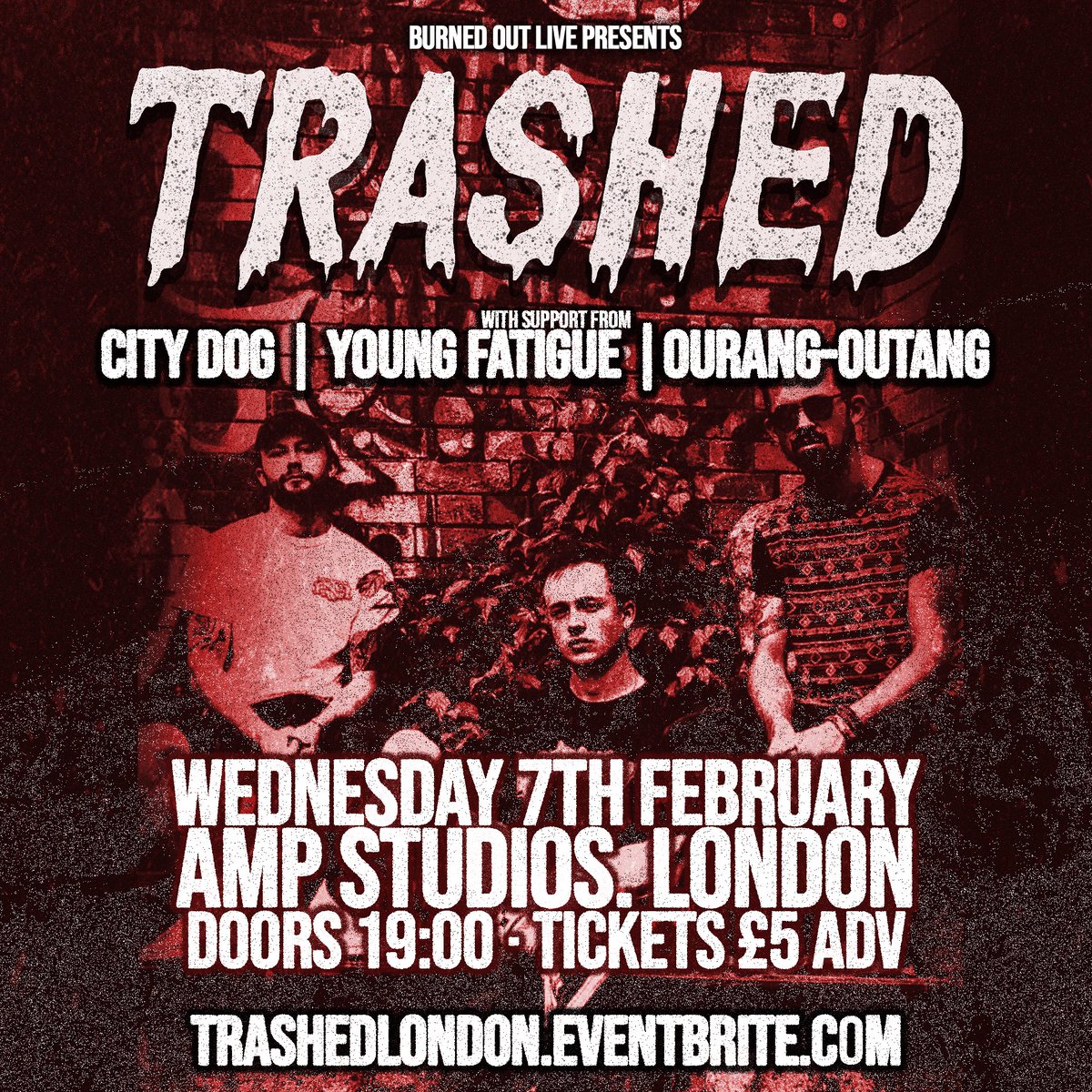 Our first show back is tonight in London x