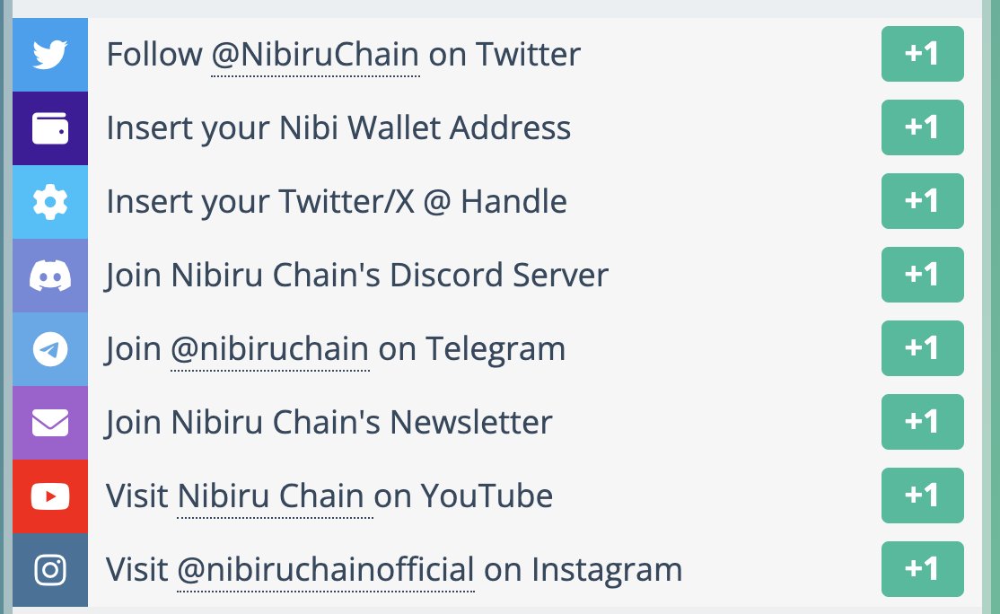 Nibiru Airdrop Kampanyası Başladı! 💸

✨ $NIBI token değerli olacak ve airdropa cömertçe bir miktar ayrıldığı için etkinlik katılımcıları güzel kazanacaktır 👀

→ Bu gönderiyi Like 🤝 RT 🔁 ederek başlayalım. 100 takipçisi olmayanlar yorumlarda yardımlaşabilir 🫂

▶️