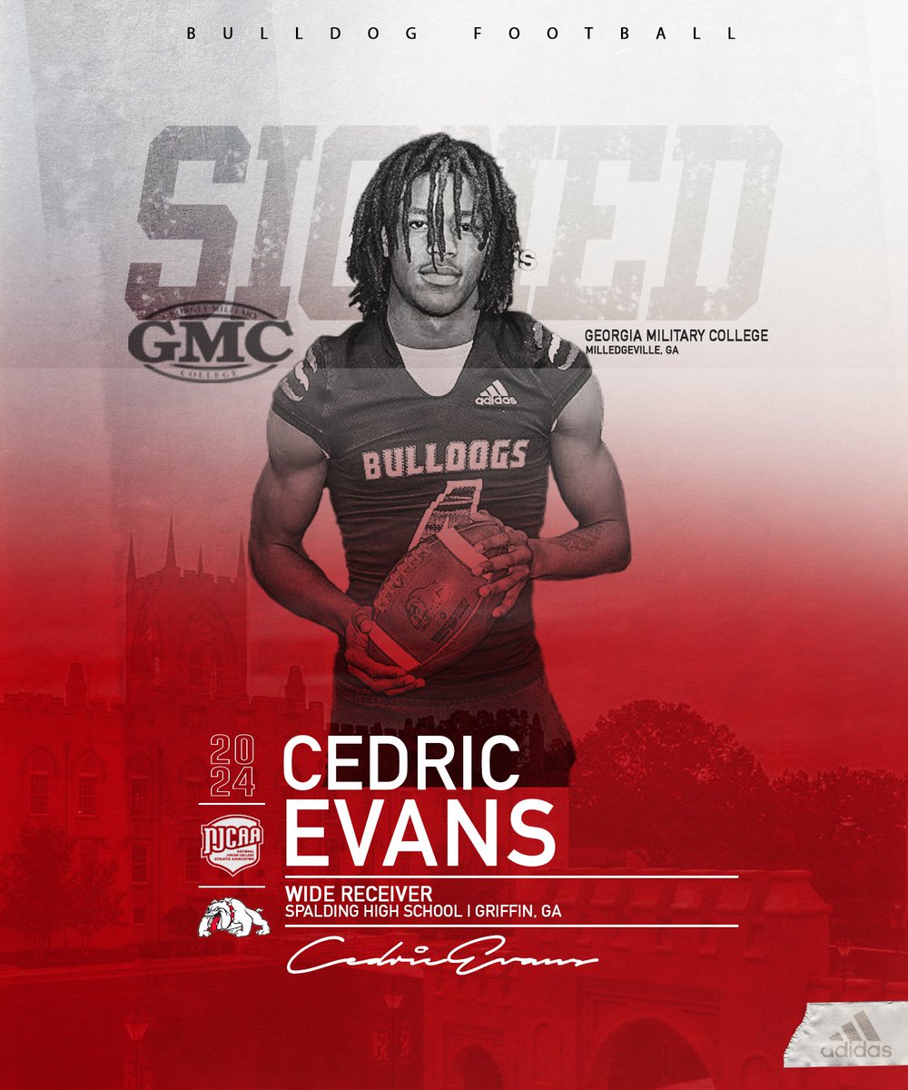 GMC_Football's tweet photo. Welcome @CedricEvans4_ to the Bulldog family! https://t.co/xKiXtfQDYN