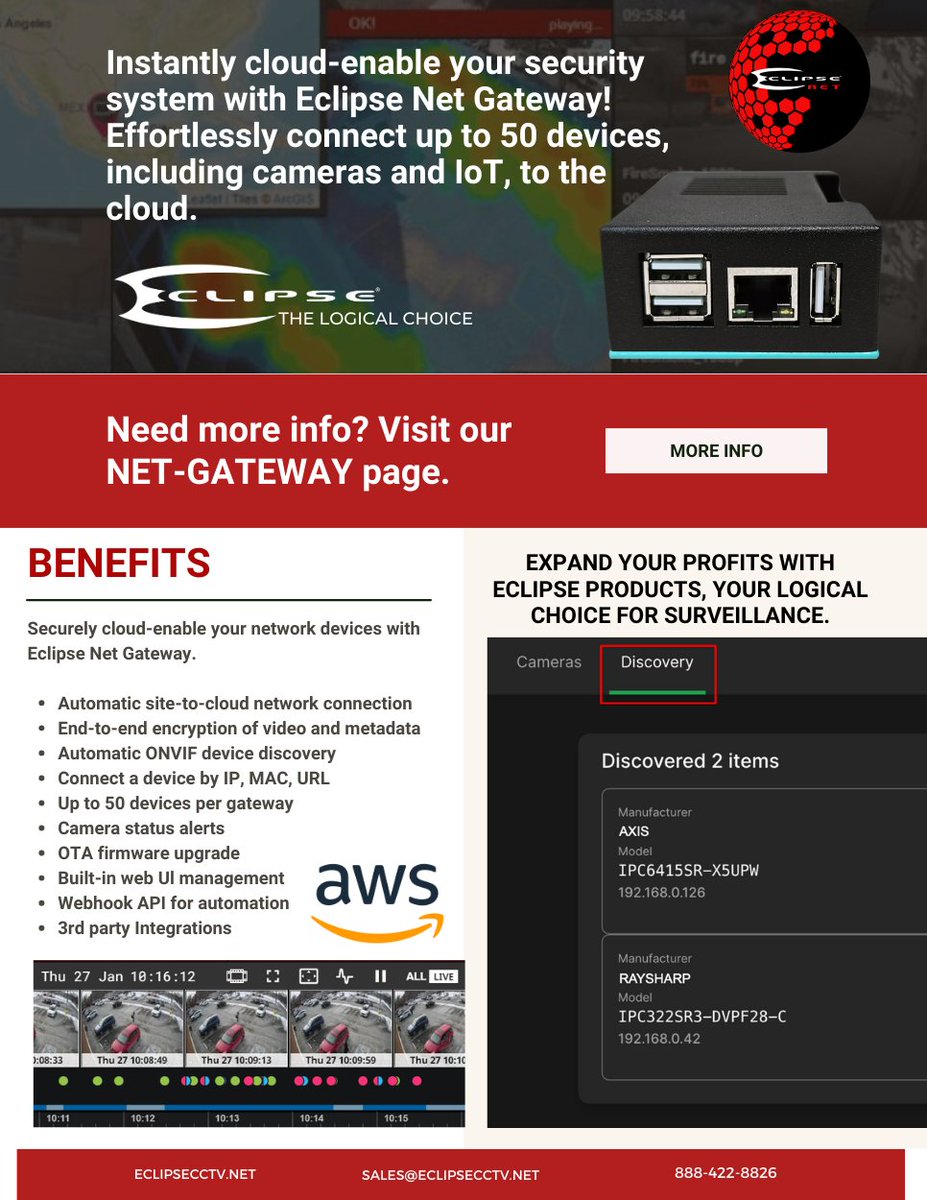 EclipseSurv's tweet image. 🌟 Exciting News! Introducing the Eclipse Net Smart Gateway – Your Bridge to Effortless Connectivity! 🌟 Connect your devices to the cloud seamlessly with this innovative hardware solution! 🚀 bit.ly/496Ir8N #EclipseNet #SmartGateway #ConnectivitySimplified #IoT