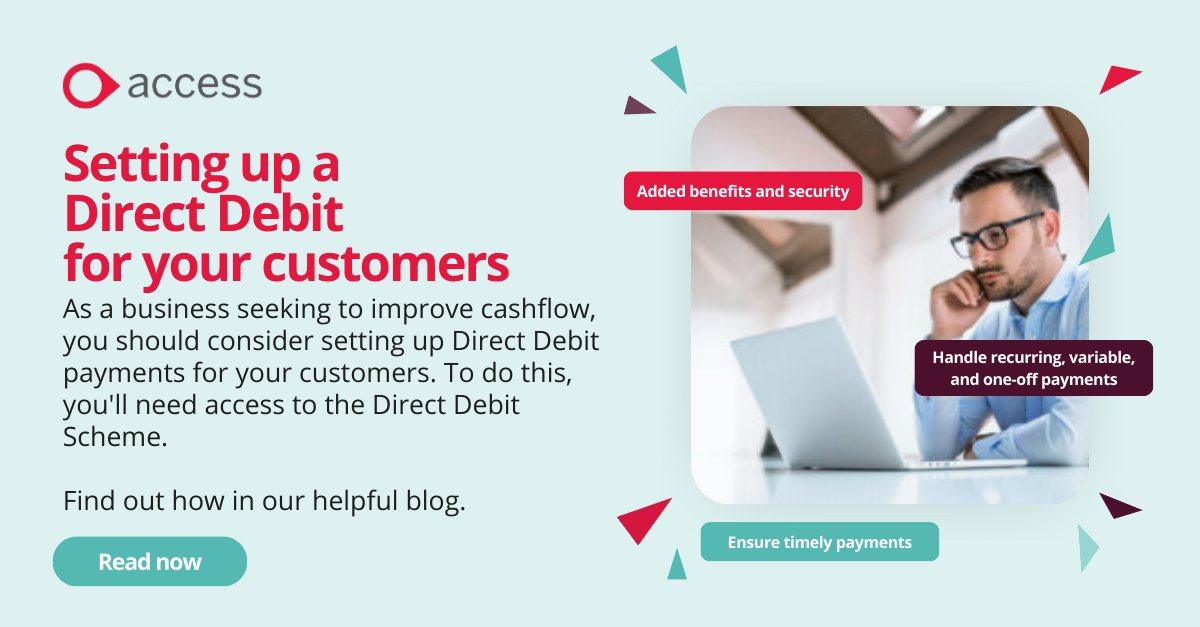Ready to streamline your payment processes?  

Our latest blog post unveils the ultimate guide to setting up Direct Debit for your customers! 💳  

Unlock the power of seamless transactions and enhance customer satisfaction. Dive into the details here: ow.ly/p3Z050QnLzx