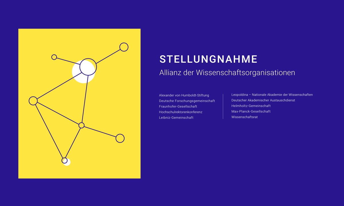 Stellungnahme der Allianz der #Wissenschaftsorganisationen: 'Für die Zukunftsfähigkeit unseres Landes müssen wir auf eine offene Gesellschaft und eine starke #Demokratie bauen.' mpg.de/21504992/offen…