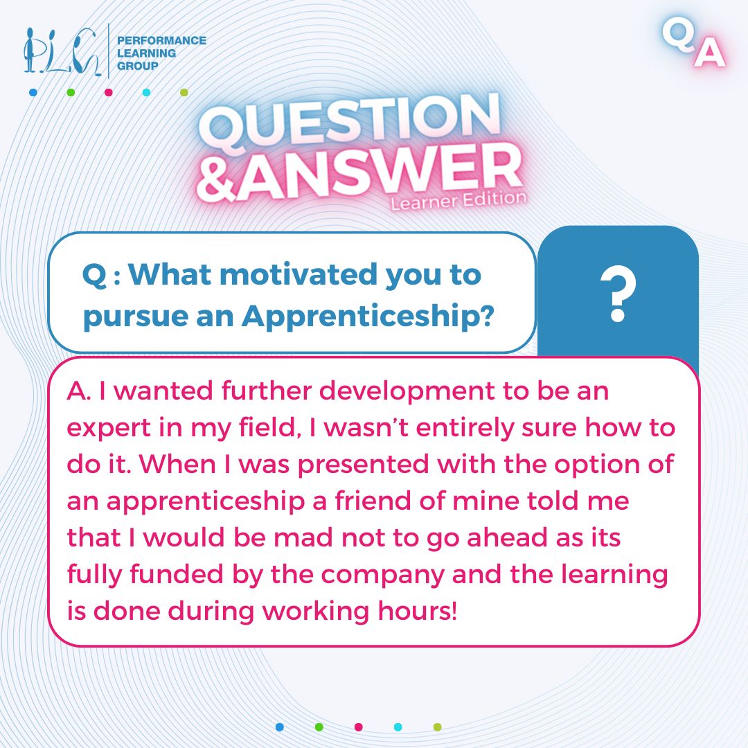 PLGrp's tweet photo. ⭐Learner Spotlight!! ⭐

For #NationalApprenticeshipWeek we wanted to ask our learners directly how they felt the apprenticeship have benefitted them.
We sat down with Zoe from Young's who has completed her Level 5 L&amp;D with PLG.
Here is what she had to say...👇 

#NAW2024 #PLG https://t.co/JEKfbSFNTr