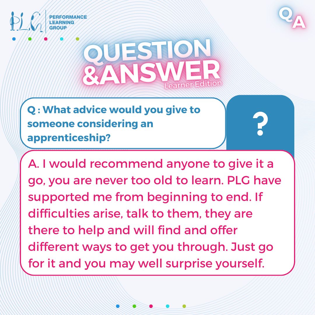 PLGrp's tweet photo. ⭐Learner Spotlight!! ⭐

For #NationalApprenticeshipWeek we wanted to ask our learners directly how they felt the apprenticeship have benefitted them.
We sat down with Zoe from Young's who has completed her Level 5 L&amp;D with PLG.
Here is what she had to say...👇 

#NAW2024 #PLG https://t.co/JEKfbSFNTr