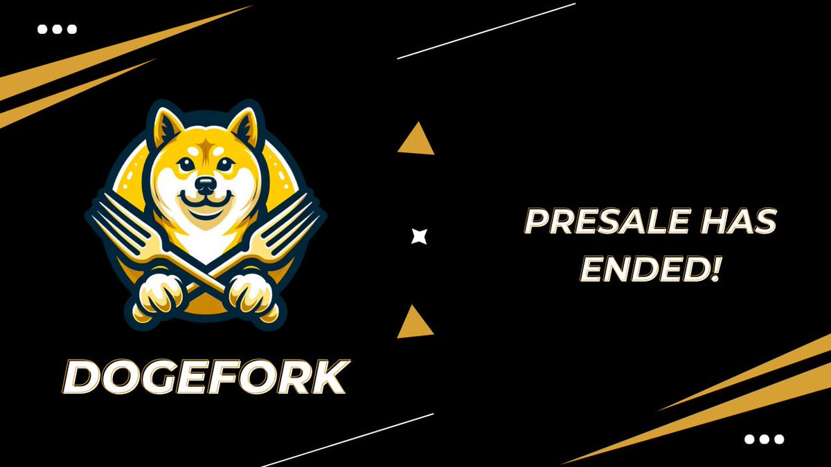 DogeFork - Presale has ended

We successfully completed our pre-sale with 263 BNB, which is a significant milestone.

So far, 598 participants have joined our pre-sale, and we believe this number will multiply many times over at launch.

Launch Time: 2024.02.08 THURSDAY 13:00 UTC
