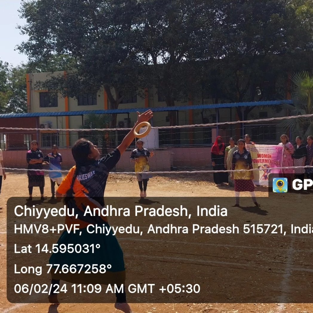 Sports for girl students, Raghavendra Institute of Pharmaceutical Education and Research, Organized by Women Empowerment Cell RIPER- Autonomous, Anantapur,  Andhra Pradesh