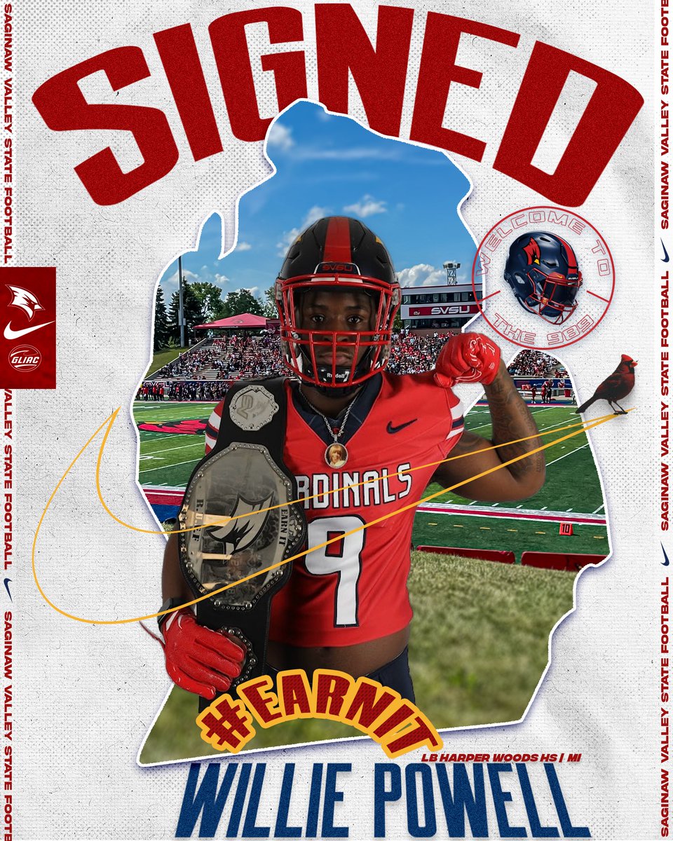 svsu_football's tweet photo. 𝐎𝐟𝐟𝐢𝐜𝐢𝐚𝐥𝐥𝐲 𝐎𝐅𝐅𝐈𝐂𝐈𝐀𝐋  𝐒𝐈𝐆𝐍𝐄𝐃🖊️

Welcome, Willie Powell ! 
@WilliePowellJR 
 The Linebacker from @HW__Football 
#NSD24 | #Soar24l #EarnIT🎯 https://t.co/0E0qDTwEmb