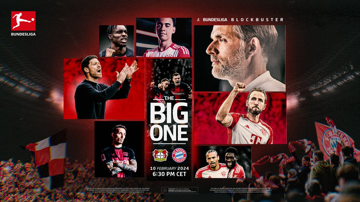 Network4TV's tweet photo. Jön a szezon csúcsrangadója, Bayer Leverkusen–Bayern München! 💪⚽️
Ne feledd: szombat, 18:30, ARENA4 és NET4+ 📺

#TheBigOne #bundesliga #arena4 #net4sport https://t.co/vEMZWgdaop