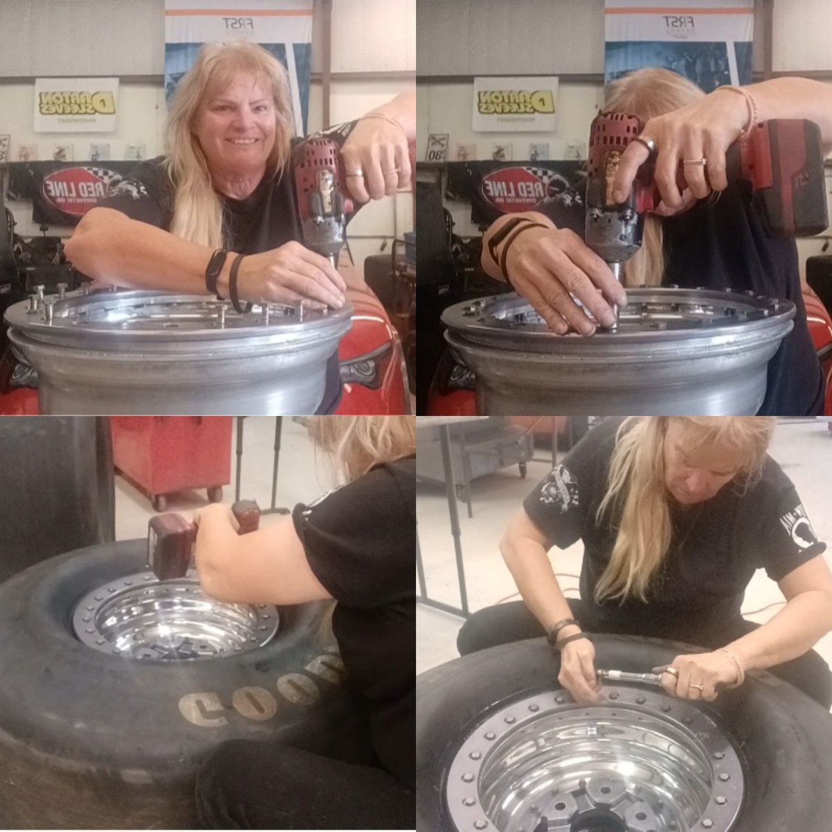 NancyMatter1's tweet image. Always ran Liner Wheels, first time assembling beadlocks.  Much Easier!

#Makeotagreatday
@autolite @redlineoil #DartonSleeves #DartonArmy #PacSprings @IGTGConsulting @jwilliamsinc03 #Goodyear #SandersEngineering