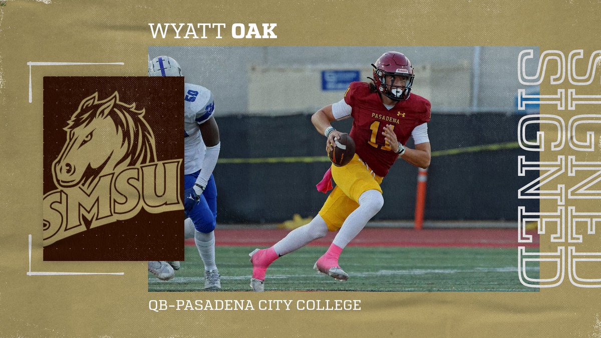 Mustang territory, welcome Wyatt Oak QB!🐴<a href="/wyatt_oak6/">Wyatt Oak</a> #LetsRide