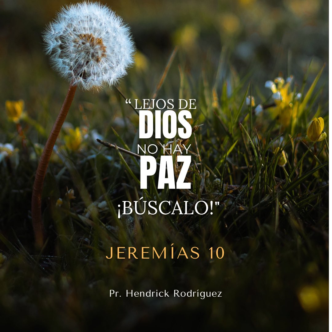 JEREMIAS 10

“Dios es Creador, Sustentador, pero también Restaurador, y quiere restaurar nuestra vida. 
Él nos invita a volver a sus caminos y darle el primer lugar en nuestra vida”.

#rpsp #PrimeroDios