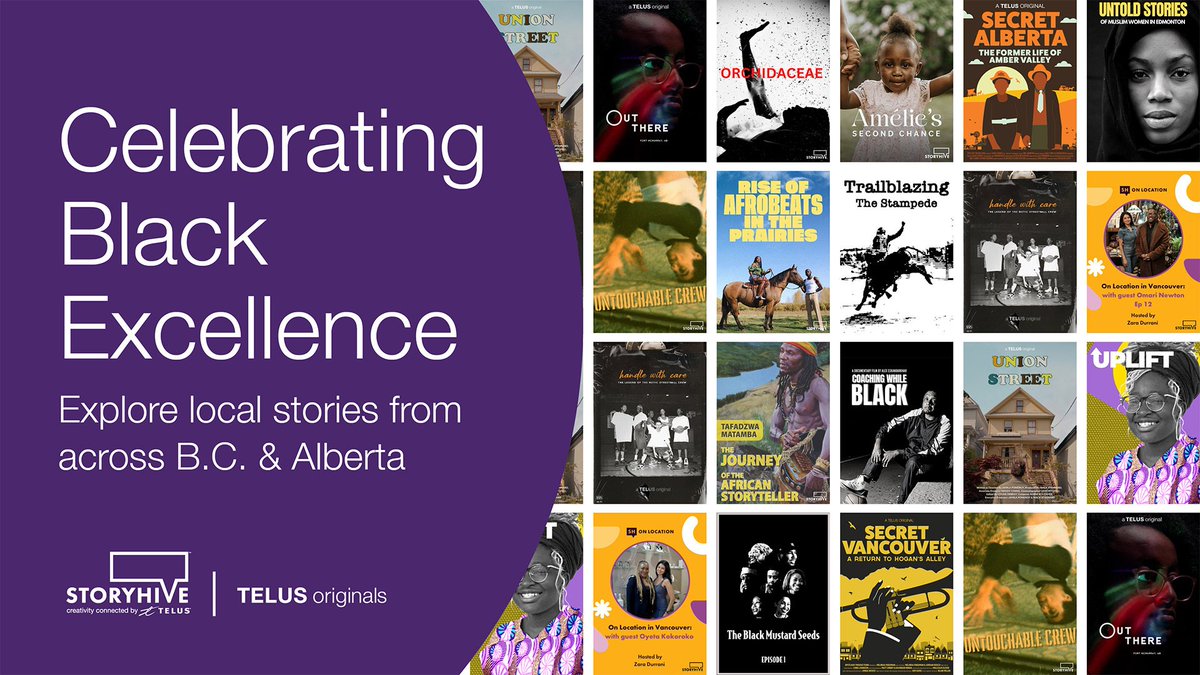 Explore Black excellence on screen by watching @STORYHIVE and @TELUS original films and series produced by Black filmmakers and content creators in B.C. and Alberta on TELUS Optik TV channel 707 and online.

youtube.com/playlist?list=…