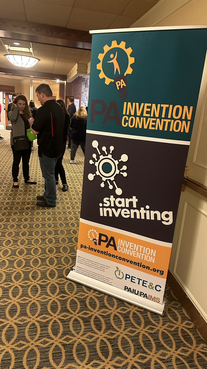 It’s #PAInventionConvention time at #PETEandC Students from around the state are here to show off their ideas to family, friends, educators and the judges!