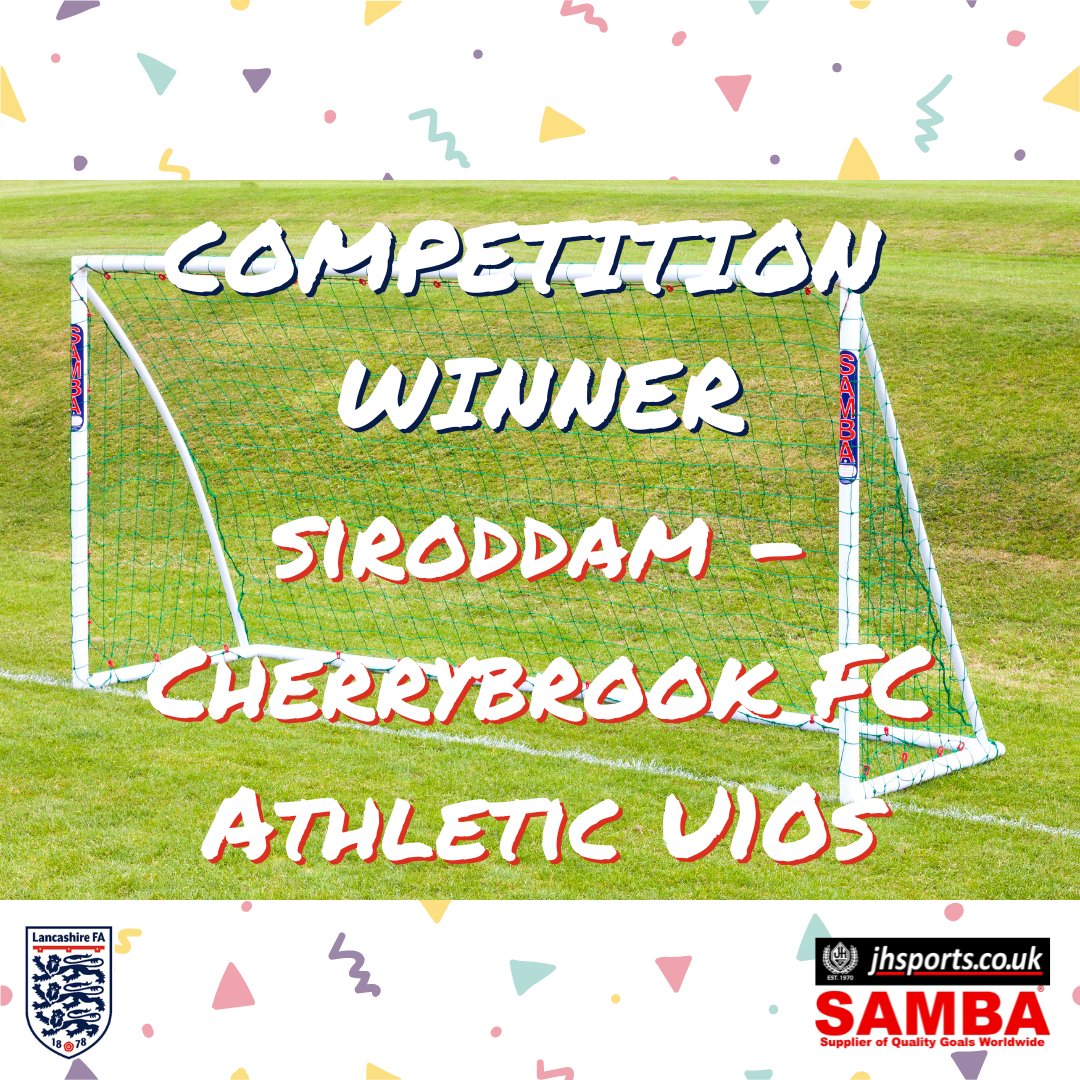 Congratulations to the winner of our competition in partnership with @SambaSports & @JHSportsLtd - Cherrybrook FC Athletic U10s who were nominated by Si Roddam over on Instagram! They will be awarded a brand new 12x6 Trainer Goal!