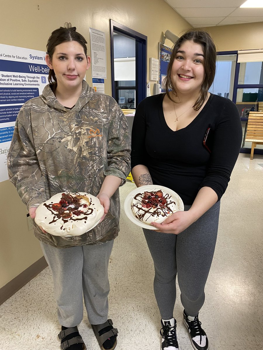 Service Trades 10 was experimenting with meringue this past week - looks delicious!