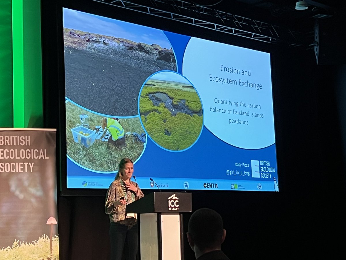 Looking back at an exciting 2023:PhD student @girl_in_a_bog completed an annual cycle of GHG measurements in the Falklands,carried out microbiological sampling & presented her preliminary research at both @IUCNpeat & @BES_Peat conferences Now on with the data analysis & writing