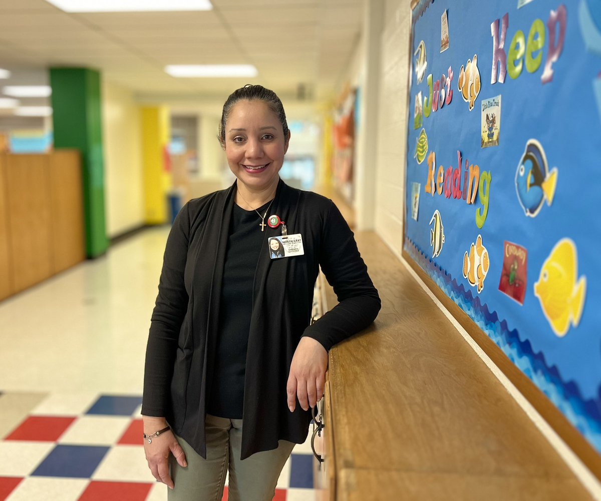 NEISDPreK's tweet photo. Happy National School Counselor Week to Ms. Gutierrez! She supports students' academic, social and emotional growth. Thank you for all you do to empower and guide our students. 
💙🫶💙
#NEISDPrek
#RootEdNEISDPreKAcademy
#TheNEISDWay https://t.co/2QNqPQSve2