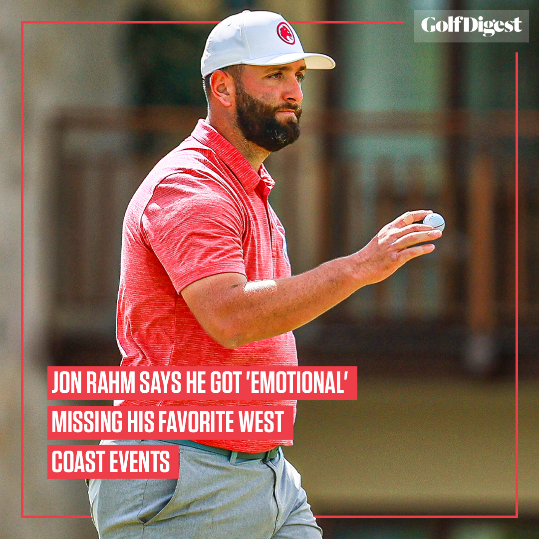 GolfDigest's tweet image. Jon Rahm has had to forgo defending his title in several PGA Tour events. 🏆

See his full comments: glfdig.st/17By50QyLla