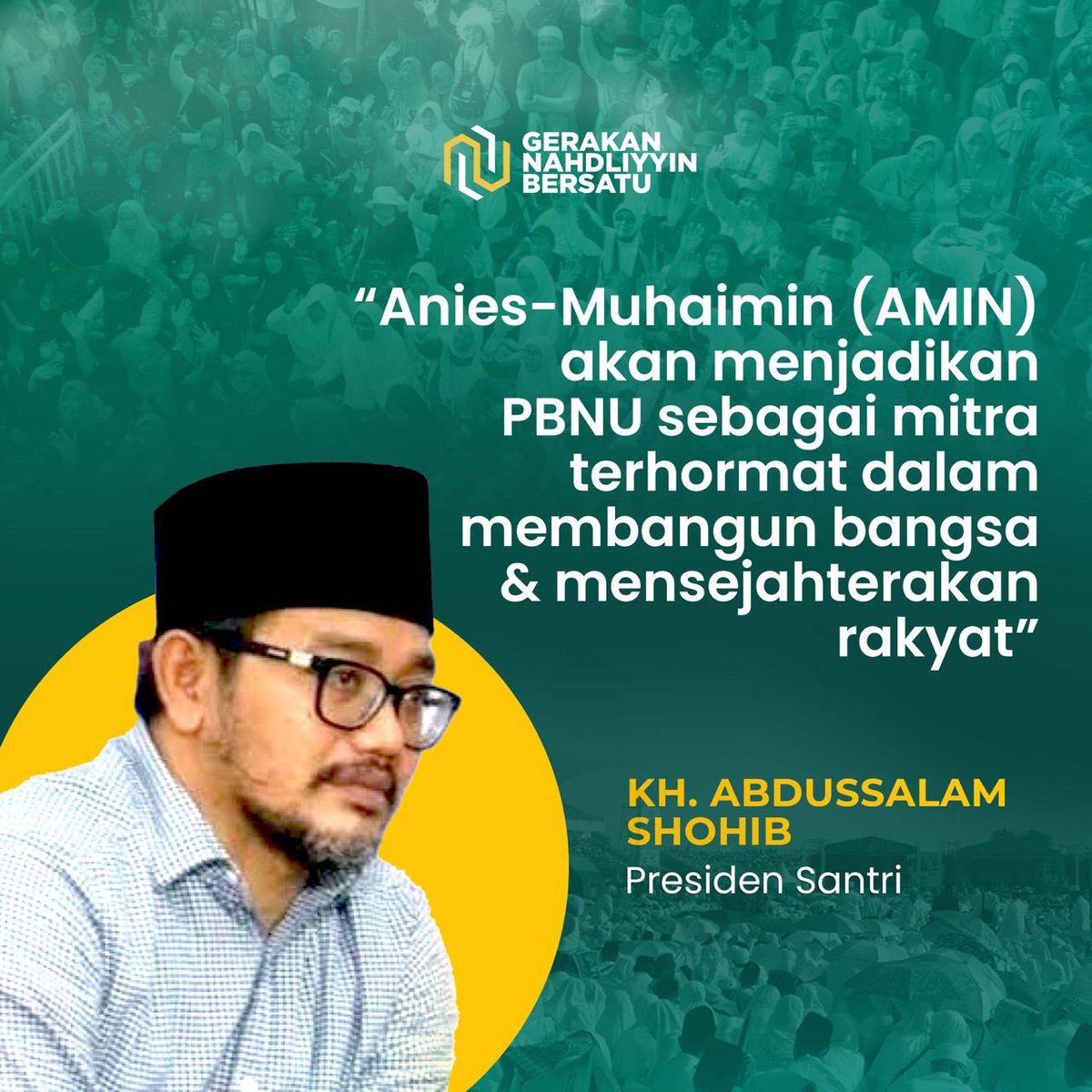 Muhammadmaju's tweet photo. Nderek Kyai dan Ulama InsyaAllah selamat dunia akhirat.

#KyaiBergerak01 
#AMINAjaDulu https://t.co/GOf9RNu4PD