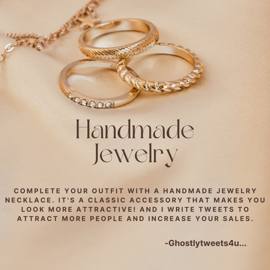 Enhance Your Look with Handmade Jewelry Necklaces! 
“Level up your business with ghostwriting services.”