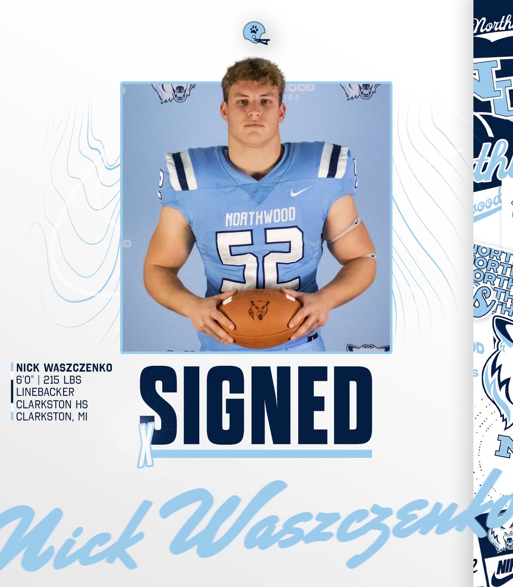 𝗦𝗜𝗚𝗡𝗘𝗗 🖊️

Welcome to the Wood, <a href="/NWaszczenko/">Nick Waszczenko</a> 

#Wolve2InNum4ers #LetItRip