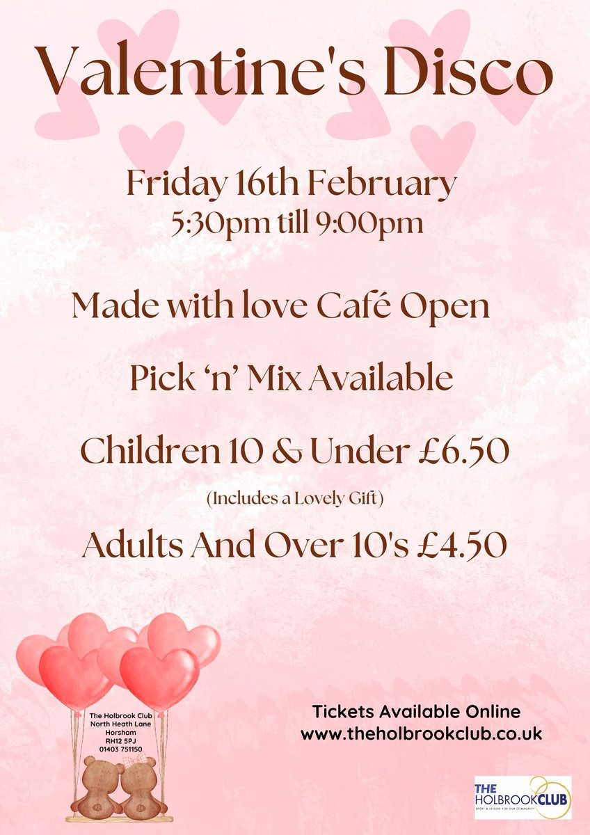 Love is in the air - it's open to everyone, we all love something so let's celebrate together 
…lbrookclub.legendonlineservices.co.uk