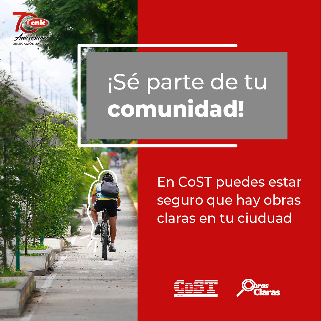 Creemos en la participación de la comunidad. Descubre cómo puedes involucrarte y hacer la diferencia en la construcción de tu ciudad.

📷Visita: costjalisco.org.mx

#ObrasClaras