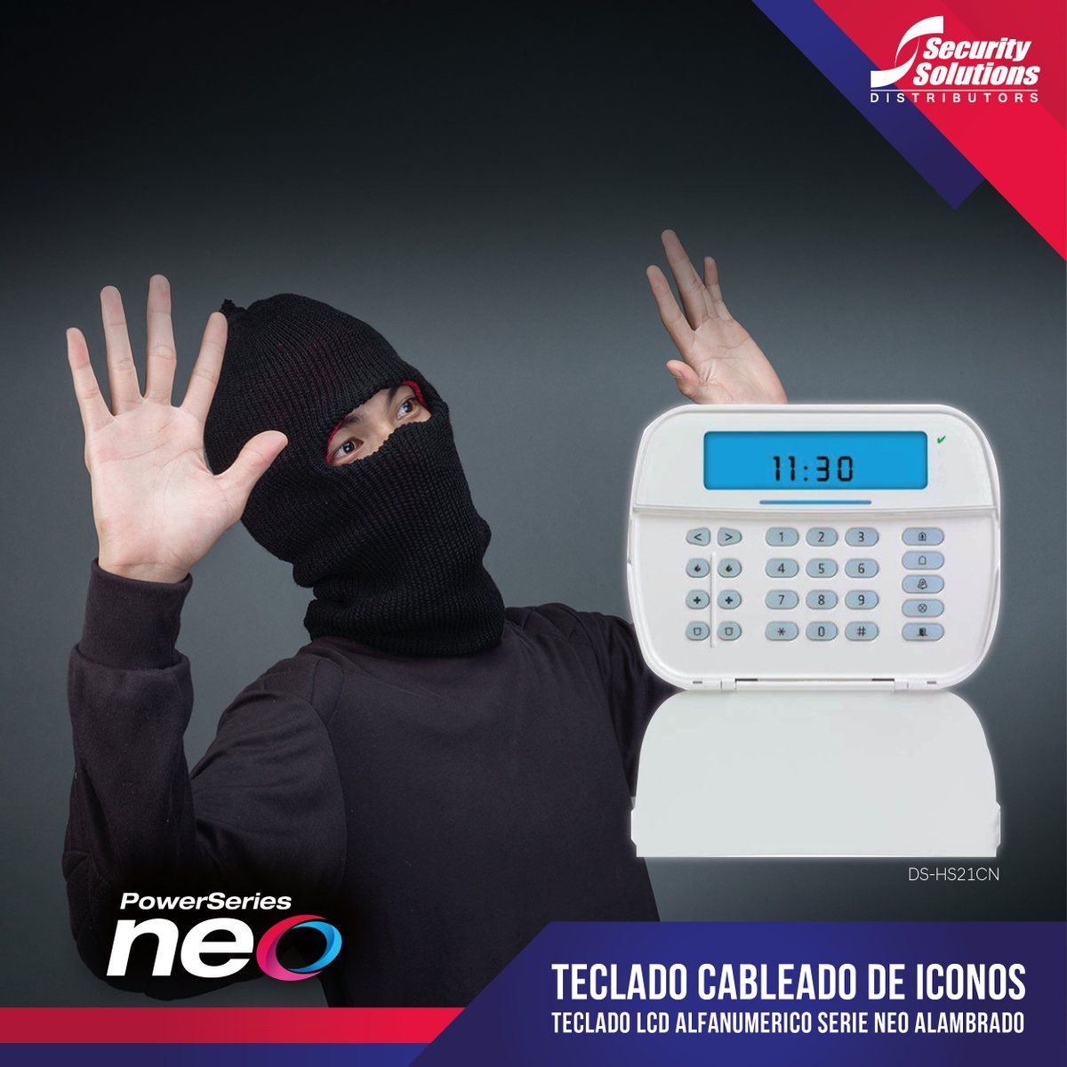 ssdpanama's tweet photo. Teclado Cableado de Iconos admite 128 zonas compatible con NEO.
Moderno diseño de bajo perfil. Teclas blancas retroiluminadas
Pantalla LCD color azul, 5 teclas de función programables.

Cotiza en @ssdpanama
-- Río Abajo 📞301.0232 ✉️ ventas@ssd.com.pa 💻https://t.co/sr3WABgPgI https://t.co/jrSdl03kFa