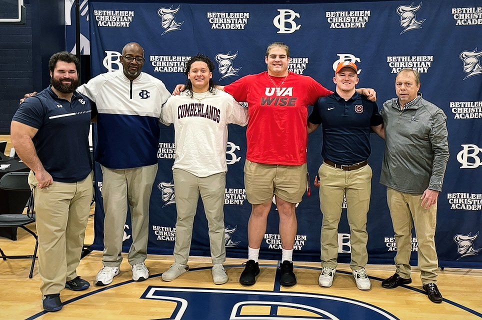 Congratulations to Ethan (University of the Cumberlands), Nate (UVA-Wise), and Josh (Carson Newman). Signing day 2024.